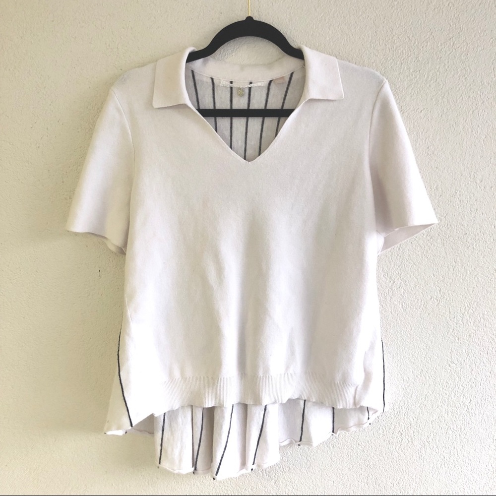 Anthropologie sweater tee